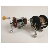 2 Vtg Penn Fishing Reels 1950s
