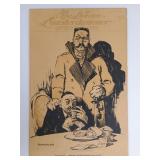 1918 Piet van der Hem WWI Cartoon Litho Poster