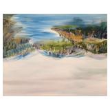 Cï¿½cile Gervais Summer Laurentian Lake Landscape