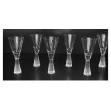 1970s Roost San Francisco Honeycomb Stem Glasses