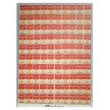 Warhol 100 Campbell's Soup Cans Exposition Poster