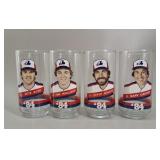1984 MLB Montreal Expos Promotional Glasses (Set