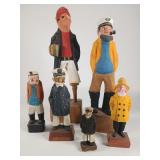 Hannah et al Quebec Carved Maritime Figures