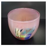 Fidrio Holland Abstract Art Glass Bowl