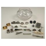 Estate Cufflinks And Accessories Lot