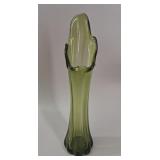 Mid-Century Green Swung Vase