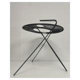 1960s Sol Bloom Atomic Hairpin Leg Side Table