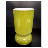 IKEA Lykta Lime Green Glass Mushroom Table Lamp