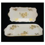 Hammersley English Bone China Floral Trays