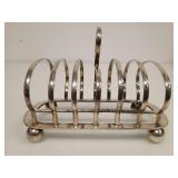 Antique Silverman Nixon Silver-Plate Toast Rack