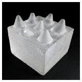 Mayercak Style Brutalist Spiked Cube Sculpture
