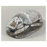 Egyptian-Style Carved Stone Scarab Amulet