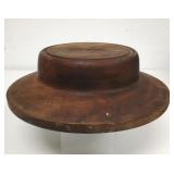 Antique Wooden Millinery Hat Block