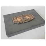 Cigarette case metal and copper Eladï¿½
