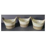 Set of 3 ceramic Rï¿½rstrand serie 'Entrï¿½' design