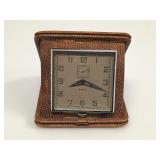 Art Deco Birks Swiss 8-Day Folding Travel Clock