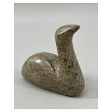Inuit Carved Stone Bird Sculpture