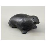 Inuit Carved Stone Seal Sculpture
