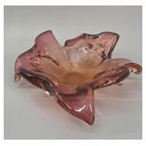 Cranberry Splash Bowl vtg