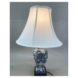 Chinese Style Blue & White Crackle Glaze Table