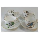 Crown Staffordshire Bird Teacup &Saucer Set
