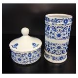 Ouragan-Ulysse Limoges Porcelain Vanity Set