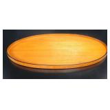 Modernist Oval Teak Serving Tray