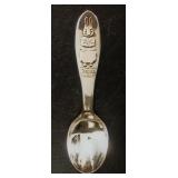 Vintage Silver-Plated Peter Rabbit Child's Spoon