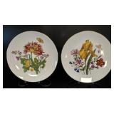 Josef Kuba (JKW) Bavaria Botanical  Cabinet Plates