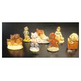 Wade Porcelain Nursery Rhyme Miniature Figurines