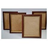 Set of Four Mahogany-Finish Tabletop Frames