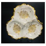 Porcelaine de France Hand-Painted Serving Dish