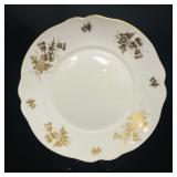 Hammersley Bone China Golden Thistle Plate