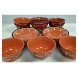 Portuguese Terracotta Caldo Verde Bowls & Plates