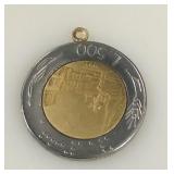 Italian Republic 1991 500 Lire Coin Pendant