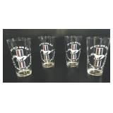 Ford Mustang Clear Pint Tumblers - Set of 4