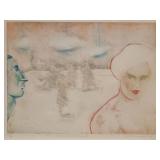 Shirley Katz 'Some Enchanted Evening' Etching