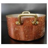 Two-Handled Copper Cooking Pot