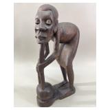 African Carved Hardwood Figure