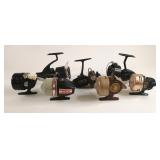 Vintage Mixed Fishing Reels Lot 1950s-80s
