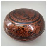 Burmese Yun Lacquerware Hintha Box vtg