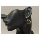 18kt Ancient King Agrippa Bronze Coin Earrings