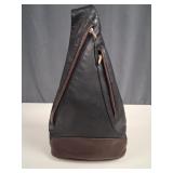 HUGO France Leather Sling Bag