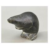 Inuit Soapstone Seal Sculpture, c. 1960sï¿½1970s