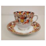 Salisbury 'Tyne' Imari Teacup & Saucer