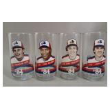 1984 Montreal Expos Player Drinking Glasses - S