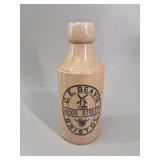 Price Bristol C.E. Beavis Stoneware Bottle