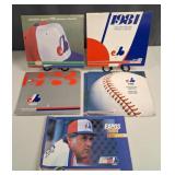 Vintage Montreal Expos Planner Calendar Lot (5)