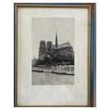 Rare Hand Signed Yann Nibor (1857-1947) Etching