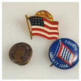 American Patriotic Lapel Pins